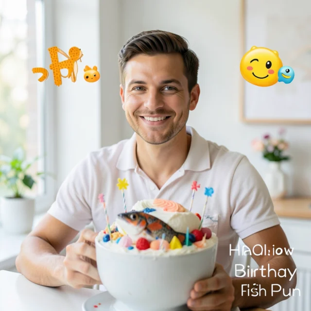 Birthday fish puns