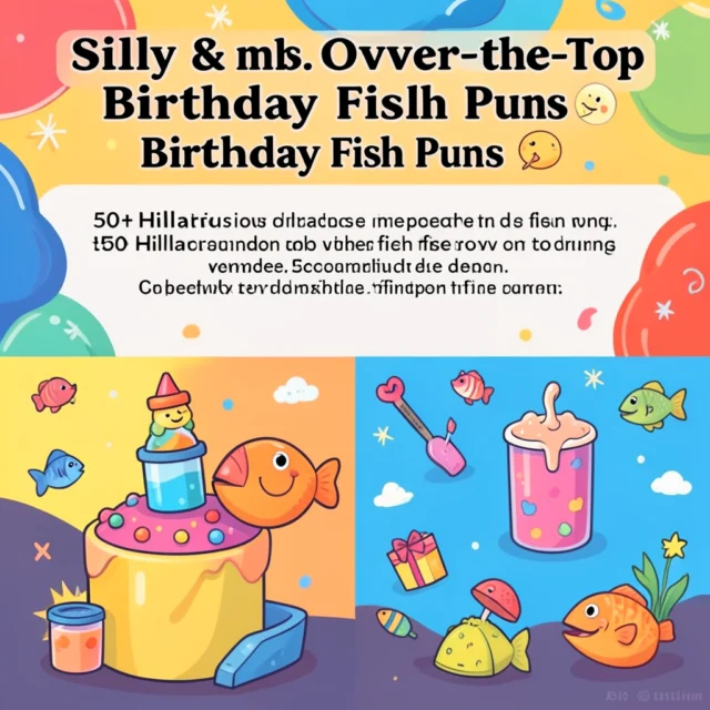 Birthday fish puns