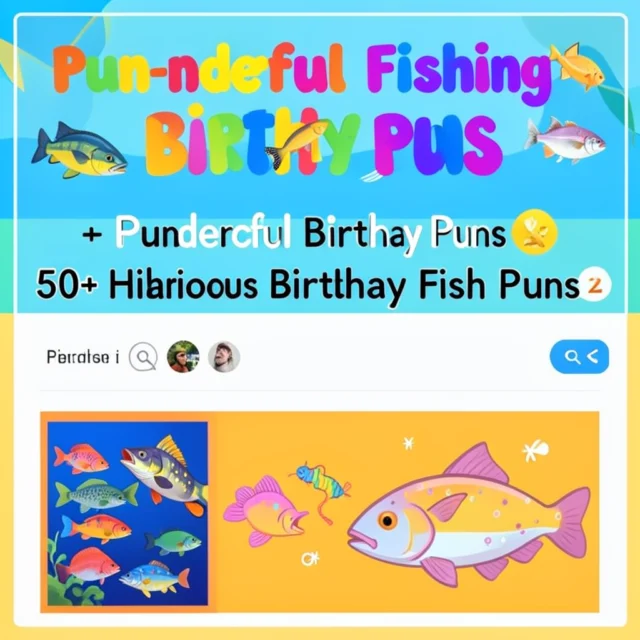 Birthday fish puns