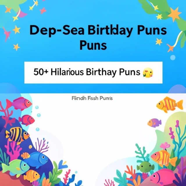 Birthday fish puns