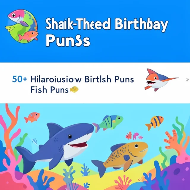 Birthday fish puns