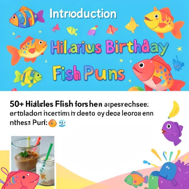 Birthday fish puns